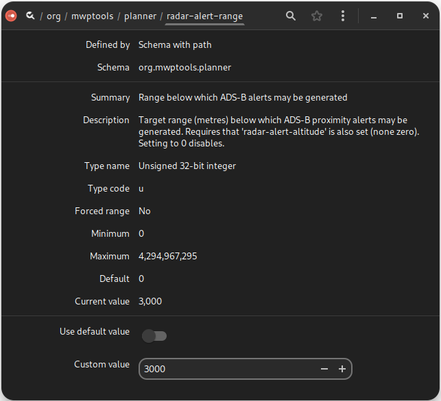 dconf editor